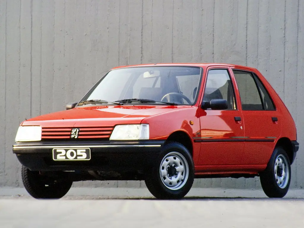 Peugeot 205 (20A/C) 1 поколение, рестайлинг, хэтчбек 5 дв. (10.1990 - 12.1998)